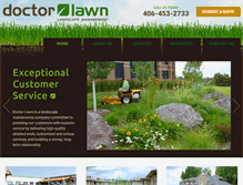 Tablet Screenshot of doctor-lawn.com